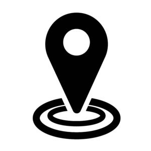 Location pin icon for our personal office address in Brooklyn